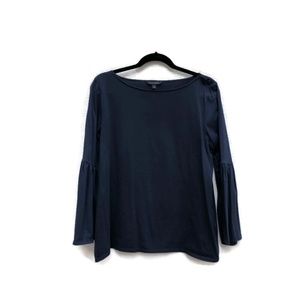 Banana Republic Navy long sleeve T, size L